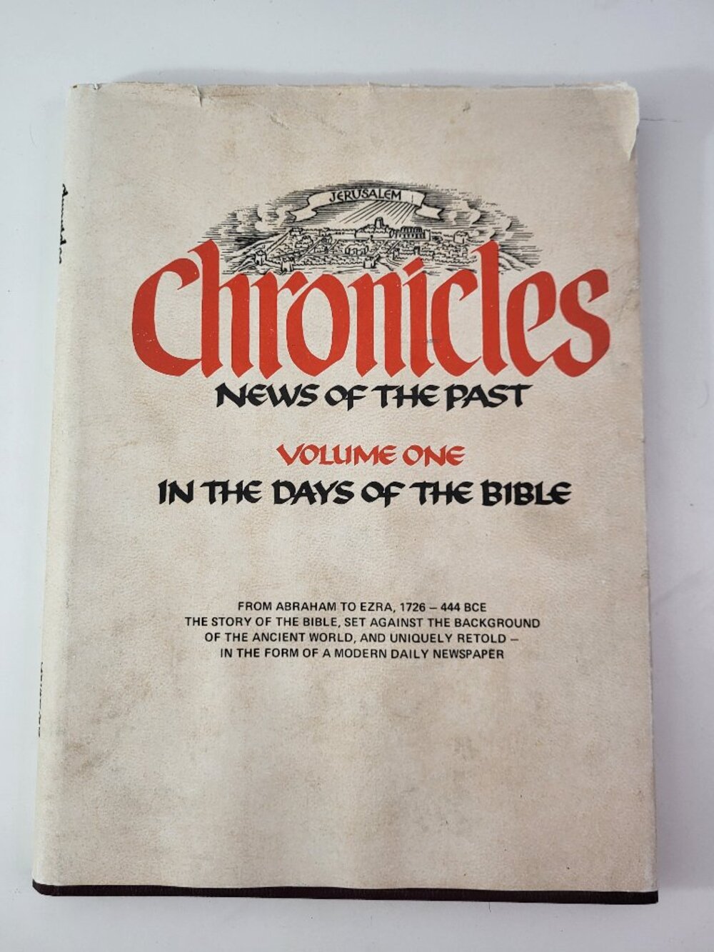 Chronicles News of the Past Vol 1 & 2 1968 Reubeni Foundation Jerusalem Vintage